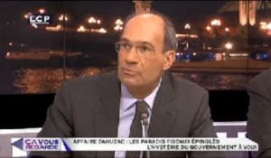 "M. Montebourg est une honte pour la France, il n'a rien de respectable" (Eric Woerth)