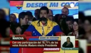 Venezuela : Nicolas Maduro proclamé vainqueur de la...