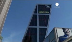 Le nouveau titre Bankia coté à la bourse de Madrid