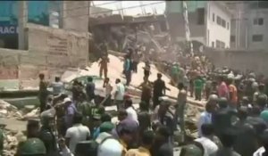 Au moins 80 morts dans l'effondrement d'un immeuble au Bangladesh