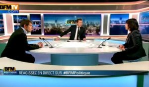 BFM Politique Cécile Duflot face à Benoist Apparu - 28/04