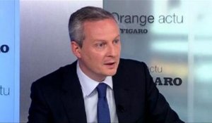 Bruno Le Maire : "Un an d'Hollande, un échec"