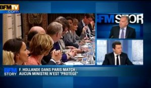BFM STORY: François Hollande dans Paris Match : aucun ministre n'est "protégé" - 07/05