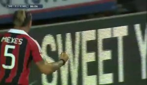 Phillip Mexes Goal (87') Siena vs AC Milan (1-2)