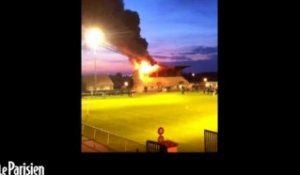 Incendie au stade de Claye-Souilly