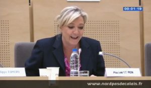 Marine LE PEN défend l'emploi et les conditions de travail des salariés de la région