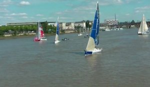 Régate sur la Garonne - Solitaire du Figaro