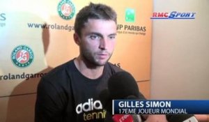 Roland-Garros / Simon au 3e tour - 29/05