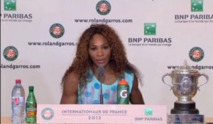 Roland-Garros - S. Williams : "Santoro m'a rappelé que c'était le 16e"