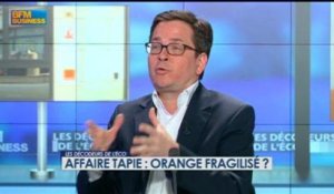Affaire Tapie : Orange fragilisé ? dans Les décodeurs de l'éco - 10 juin 3/5