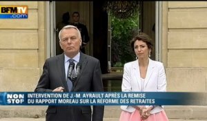 Retraite: Ayrault les "efforts" ne seront pas "écrasants"- 14/06