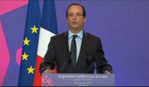 Retraites: "Prolonger la durée de cotisation", mesure "la plus juste" pour Hollande