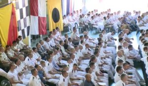Le ministre de la Défense présente le Livre Blanc à la Marine nationale à Toulon
