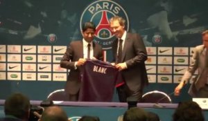 Conférence de presse de Laurent Blanc, nouveau coach du PSG
