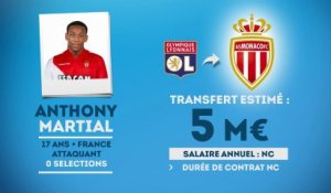 Officiel : Anthony Martial rejoint l'AS Monaco !