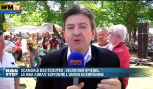 Mélenchon demande l'asile politique pour Snowden, un "homme bienfaiteur" - 30/06