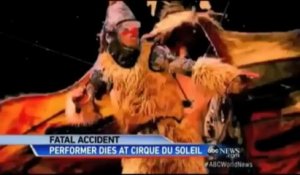 Cirque du Soleil : chute mortelle d'une acrobate française en plein spectacle