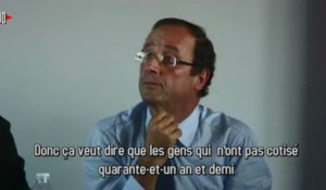 Retraites: ce qui disait Hollande à Libération le 3 octobre 2011
