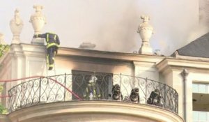 L'hôtel Lambert à Paris ravagé par les flammes