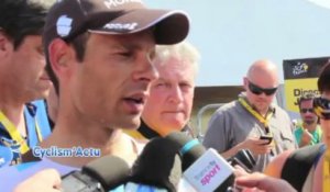 Tour de France 2013 - Jean-Christophe Peraud : "Le but, me replacer au général"