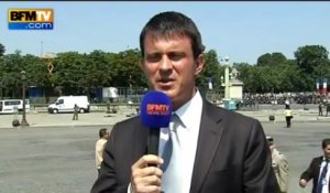 Valls: "Ce ne sont pas quelques grincheux qui vont gâcher la fête" - 14/07
