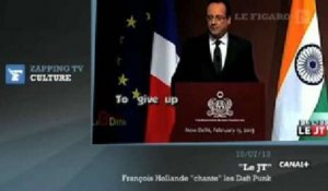 Zapping TV : quand François Hollande chante "Get Lucky" des Daft Punk