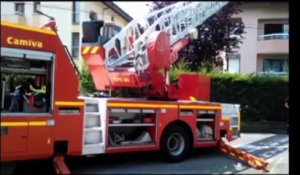 Un appartement ravagé par les flammes à Thonon-Les-Bains