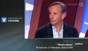Zapping TV : Bernard de la Villardière milite pour le retour de DSK