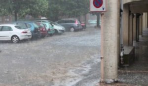 Un orage violent à Moulins avec chute de grêle