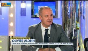 Olivier Aldrin, DGA en charge des finances du groupe Altran, dans Good Morning Business - 30 juillet