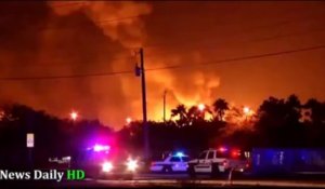 Explosion de l'usine de Propane Blue Rhino en Floride le 29 juillet 2013