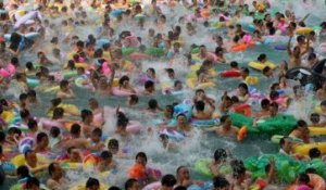 Vague de chaleur: des milliers de Chinois dans une même piscine