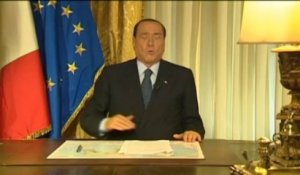 Berlusconi estime que l'Italie "ne sait pas être juste"