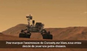 Curiosity se chante "Happy Birthday" toute seule sur Mars
