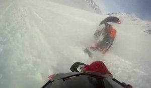Crazy Snow  Skidoo 0 - Mountain 1