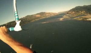 Jesse Richman World Record Kiteboard Flying from 790ft