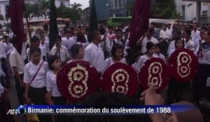 Les Birmans commémorent le soulèvement de 1988