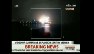 Explosion à bord d'un sous-marin militaire à Bombay