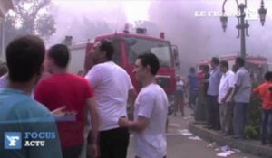 Egypte : un bâtiment administratif incendié par des manifestants pro-Morsi