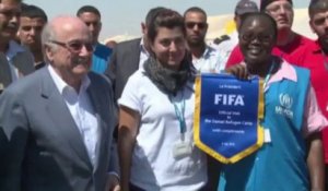 Blatter réunit les fédérations d'Israël et de Palestine