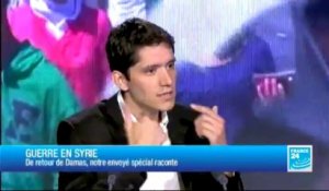 L'ENTRETIEN - Antoine Mariotti, journaliste FRANCE 24 de retour de Syrie