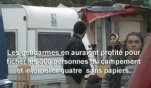 Intervention massive dans le camp roms de Saint-Denis
