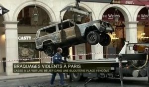 Braquage à la voiture bélier près de la place Vendôme à Paris