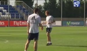Real Madrid - Bale fait ses débuts à l'entraînement