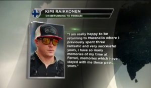 F1 - Raikkonen s'engage deux ans avec Ferrari