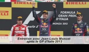Entretien avec Jean-Louis Moncet après le Grand Prix d'Italie 2013