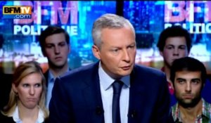 BFM Politique: la deuxième partie de l'interview de Bruno Le Maire par Apolline de Malherbe - 15/09