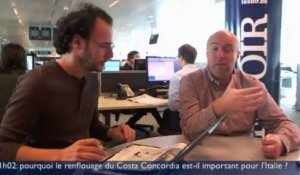11h02: pourquoi le renflouage du Costa Concordia est-il important pour l'Italie ?