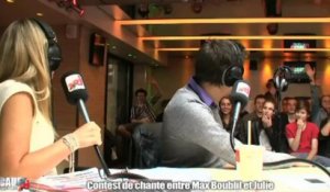 Contest de chant entre Max Boublil et Julie - C'Cauet sur NRj