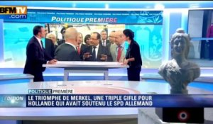 Politique Première: le triomphe de Merkel, une triple gifle pour Hollande - 23/09